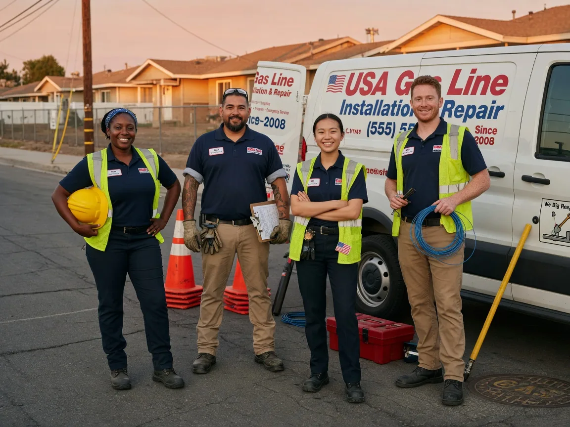 Gas Line Installation company in Steens, MS